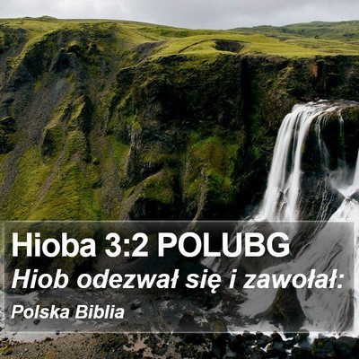 Hioba 3:2 POLUBG Bible Verse Image