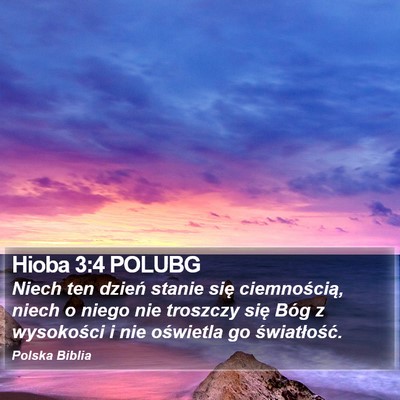 Hioba 3:4 POLUBG Bible Verse Image