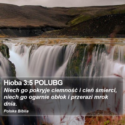 Hioba 3:5 POLUBG Bible Verse Image