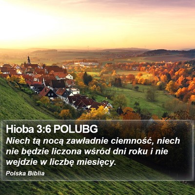 Hioba 3:6 POLUBG Bible Verse Image