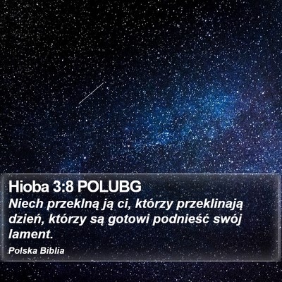 Hioba 3:8 POLUBG Bible Verse Image