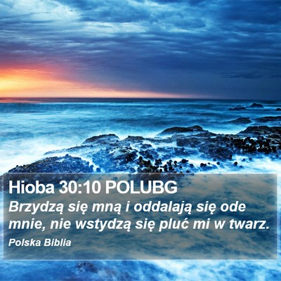 Hioba 30:10 POLUBG Bible Verse Image