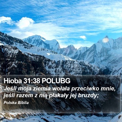 Hioba 31:38 POLUBG Bible Verse Image