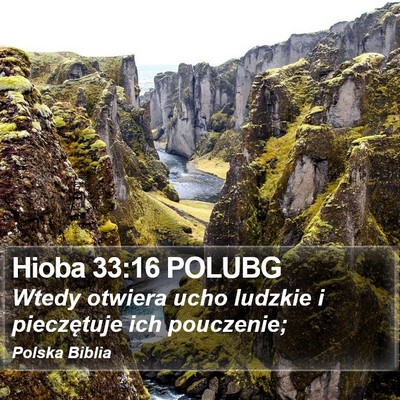 Hioba 33:16 POLUBG Bible Verse Image