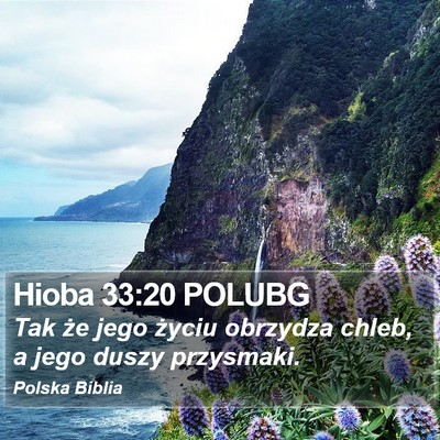 Hioba 33:20 POLUBG Bible Verse Image