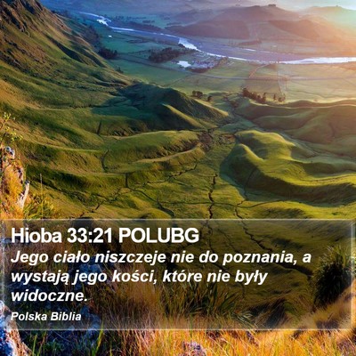 Hioba 33:21 POLUBG Bible Verse Image