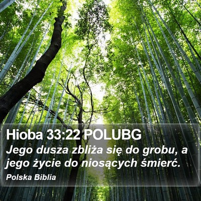 Hioba 33:22 POLUBG Bible Verse Image