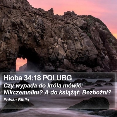 Hioba 34:18 POLUBG Bible Verse Image