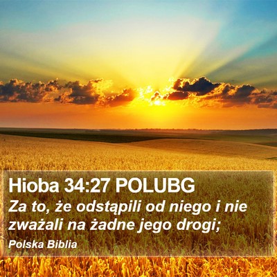 Hioba 34:27 POLUBG Bible Verse Image