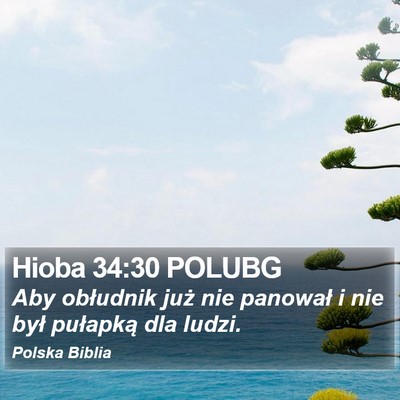 Hioba 34:30 POLUBG Bible Verse Image