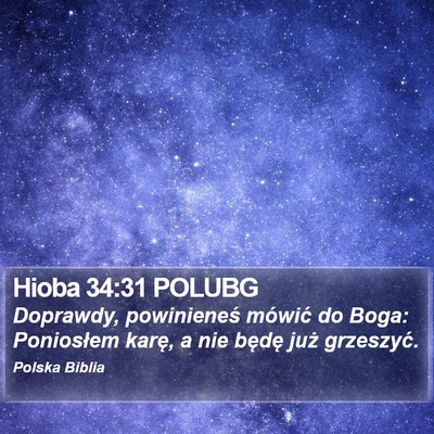 Hioba 34:31 POLUBG Bible Verse Image