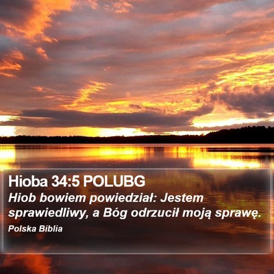 Hioba 34:5 POLUBG Bible Verse Image