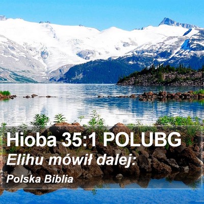 Hioba 35:1 POLUBG Bible Verse Image
