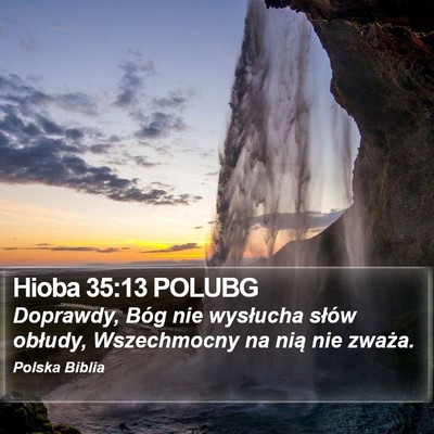 Hioba 35:13 POLUBG Bible Verse Image