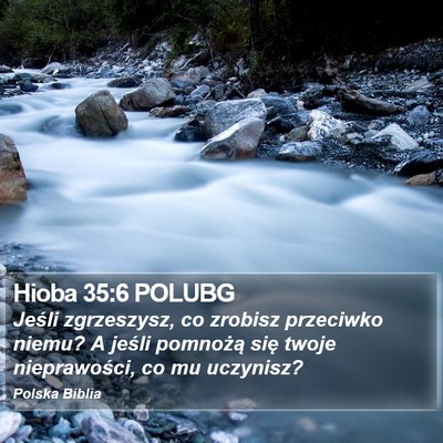 Hioba 35:6 POLUBG Bible Verse Image