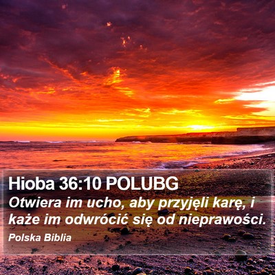 Hioba 36:10 POLUBG Bible Verse Image