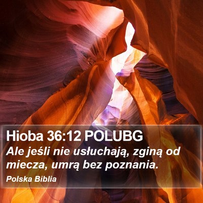 Hioba 36:12 POLUBG Bible Verse Image