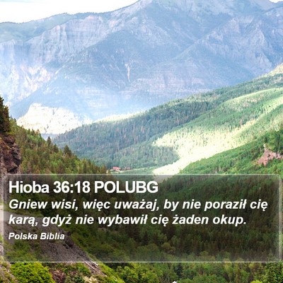 Hioba 36:18 POLUBG Bible Verse Image