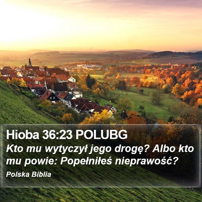 Hioba 36:23 POLUBG Bible Verse Image