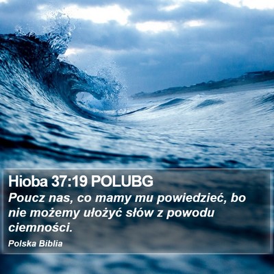Hioba 37:19 POLUBG Bible Verse Image