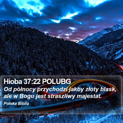 Hioba 37:22 POLUBG Bible Verse Image