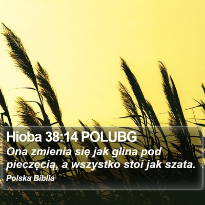 Hioba 38:14 POLUBG Bible Verse Image