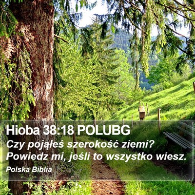 Hioba 38:18 POLUBG Bible Verse Image