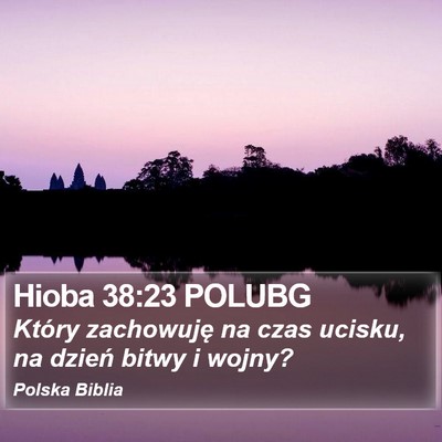 Hioba 38:23 POLUBG Bible Verse Image