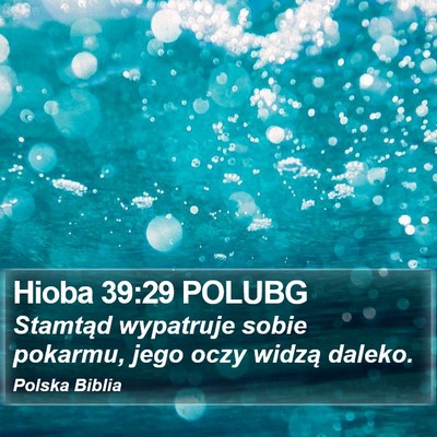 Hioba 39:29 POLUBG Bible Verse Image