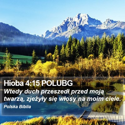 Hioba 4:15 POLUBG Bible Verse Image