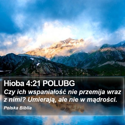 Hioba 4:21 POLUBG Bible Verse Image