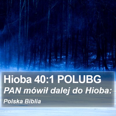 Hioba 40:1 POLUBG Bible Verse Image