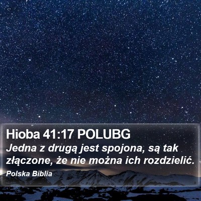 Hioba 41:17 POLUBG Bible Verse Image