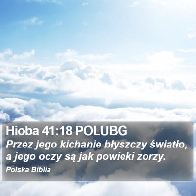 Hioba 41:18 POLUBG Bible Verse Image