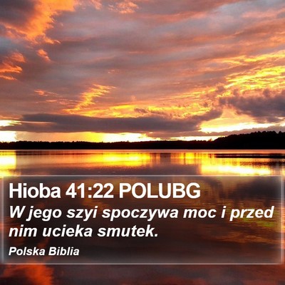 Hioba 41:22 POLUBG Bible Verse Image