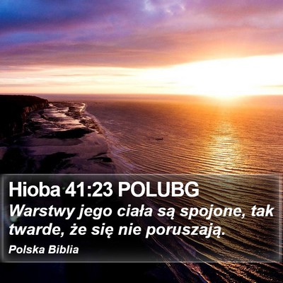 Hioba 41:23 POLUBG Bible Verse Image