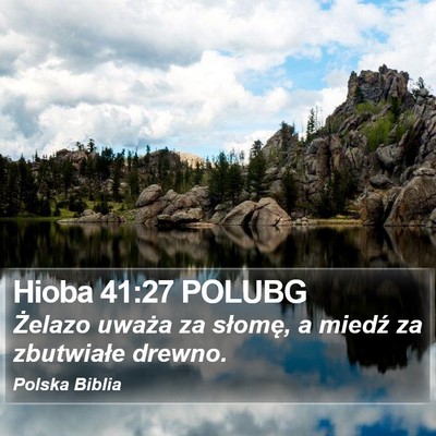 Hioba 41:27 POLUBG Bible Verse Image