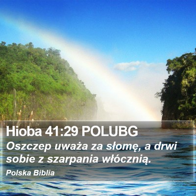 Hioba 41:29 POLUBG Bible Verse Image