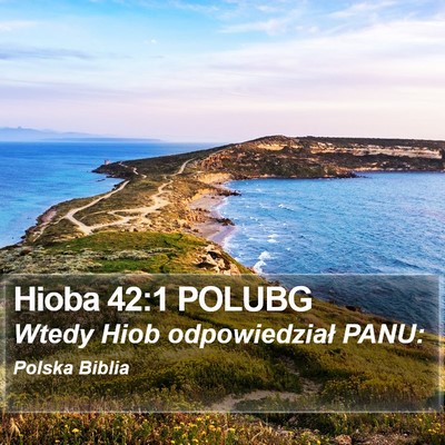 Hioba 42:1 POLUBG Bible Verse Image