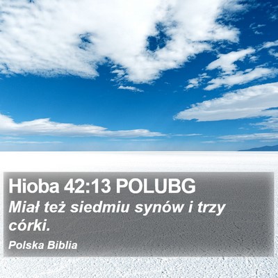 Hioba 42:13 POLUBG Bible Verse Image