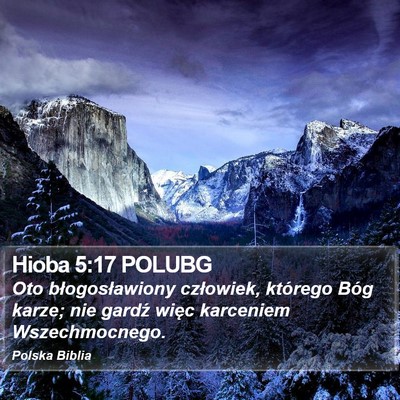 Hioba 5:17 POLUBG Bible Verse Image