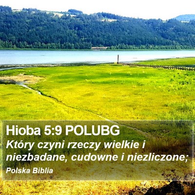 Hioba 5:9 POLUBG Bible Verse Image