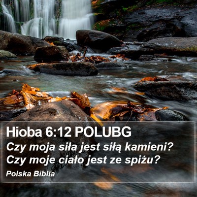 Hioba 6:12 POLUBG Bible Verse Image
