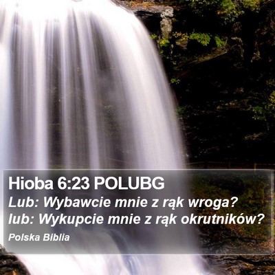 Hioba 6:23 POLUBG Bible Verse Image