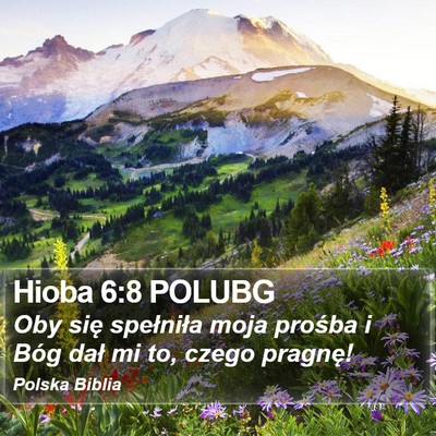 Hioba 6:8 POLUBG Bible Verse Image