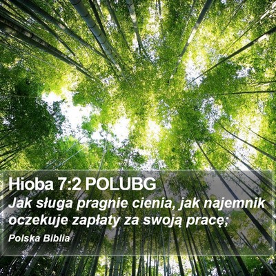 Hioba 7:2 POLUBG Bible Verse Image