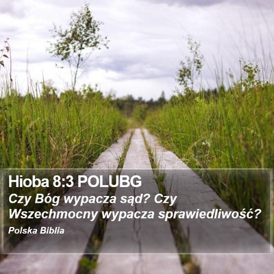 Hioba 8:3 POLUBG Bible Verse Image