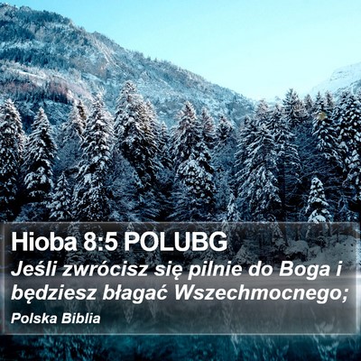 Hioba 8:5 POLUBG Bible Verse Image
