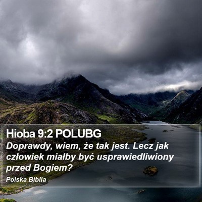Hioba 9:2 POLUBG Bible Verse Image