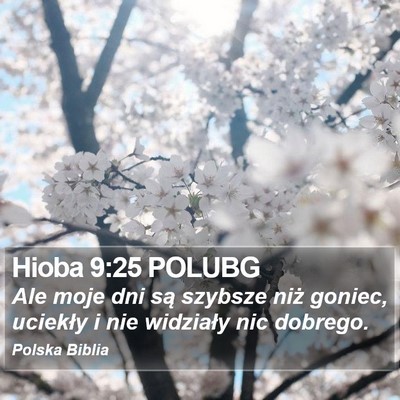 Hioba 9:25 POLUBG Bible Verse Image